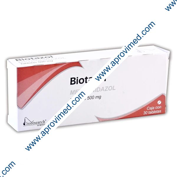 BIOTAZOL c/30 TABS. 500 MG.
