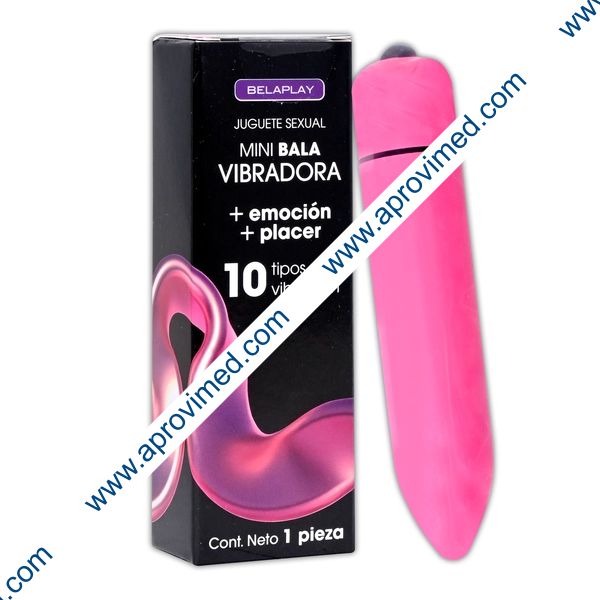 VIBRADOR TIPO MINI BALA "BELAPLAY" Cja. c/1 Pza.