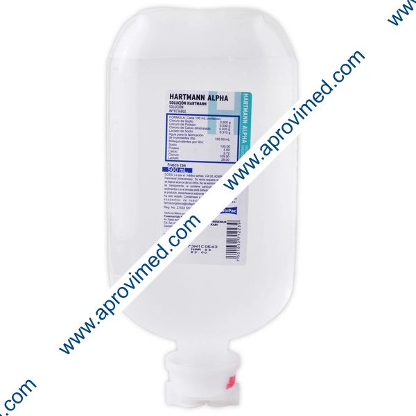 HARTMANN ALPHA Sol. Iny. Frasco  500 ML.