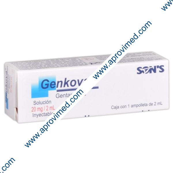 GENKOVA Sol. Iny. c/1 AMPTA.  20 MG/2 ML.