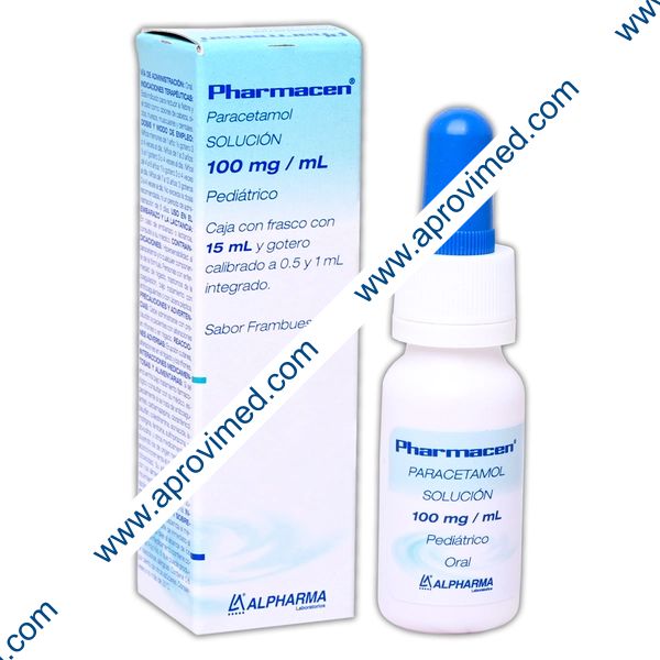 PHARMACEN SOL. PEDIÁTRICO Fco. 15 ML. 100 MG/1 ML. y Gotero.