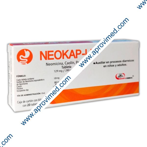 NEOKAP-LF c/20 TABS. 129/280/30 MG.
