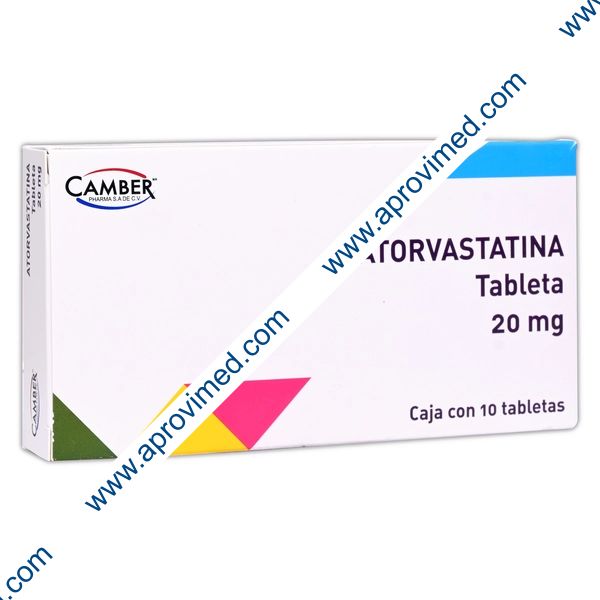 ATORVASTATINA (Camber) c/10 TABS. 20 MG.