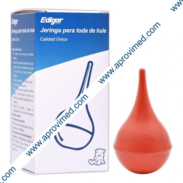 JERINGA PERA TODA DE HULE (Edigar) No.3 Caja c/1 Pza.