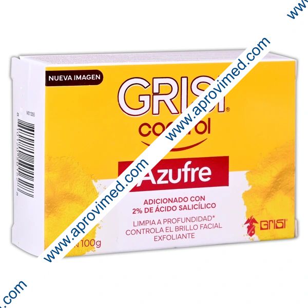 JABÓN CONTROL AZUFRE (Grisi) Barra 100 G.