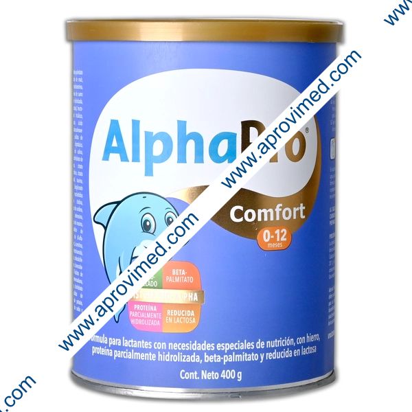 ALPHAPRO COMFORT (0-12 meses) LECHE en POLVO Lata c/400 G.