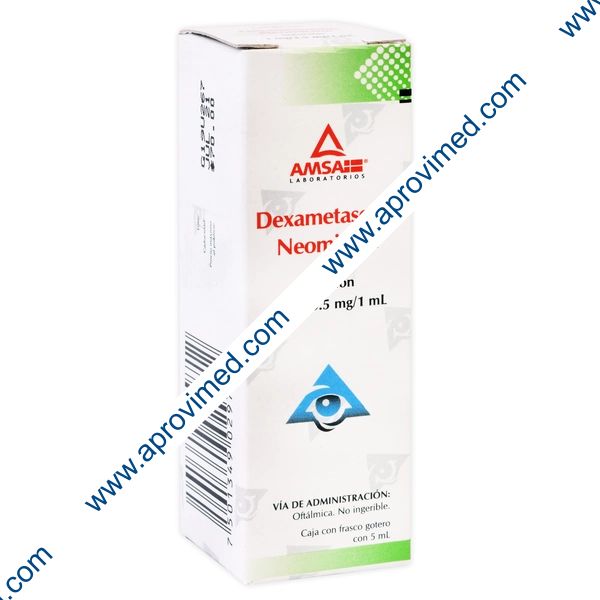 DEXAMETASONA/NEOMICINA (Amsa) Sol. Oft. Fco. Got. 5 ML. 1-3.5 MG/1 ML.