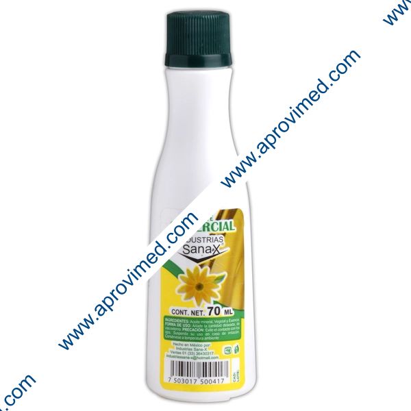 ACEITE COMERCIAL (Sanax) Fco. c/70 ML.