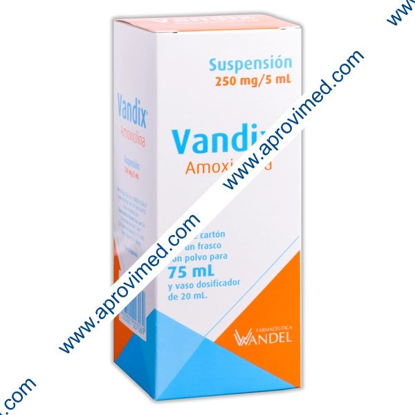 VANDIX SUSP. Fco. 75 ML. 250 MG/5 ML.