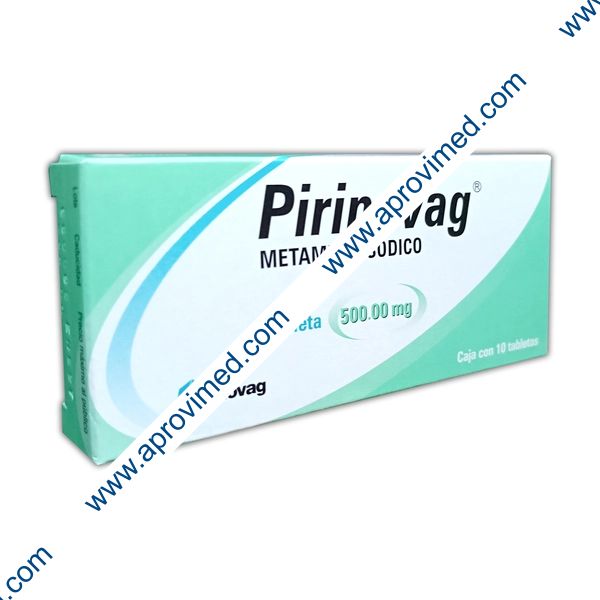 PIRINOVAG c/10 TABS. 500 MG.