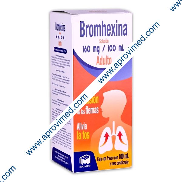 BROMHEXINA (Biomep) SOL. Adulto Fco. 100 ML. 160 MG/100 ML.