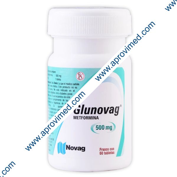 GLUNOVAG c/60 TABS. 500 MG.