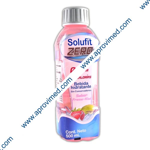 SOLUFIT ZERO Bebida Hidratante SABOR FRESA-KIWI 500 ML.