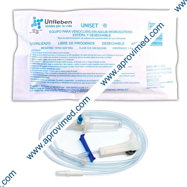 UNISET (E.P.V.) MICROGOTERO Estéril s/Aguja c/1 Pza.