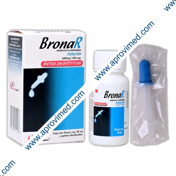BRONAR SOL. PEDIÁTRICA Fco. Gotero 30 ML. 600-100 MG/100 ML.