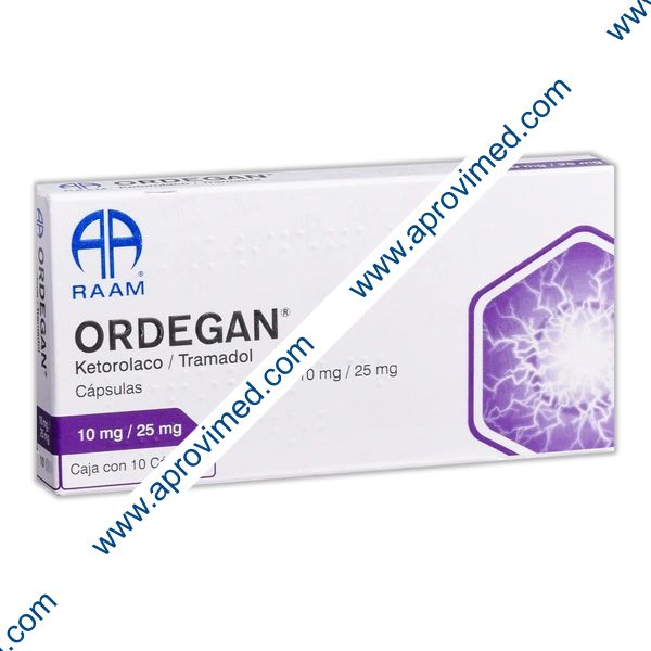 ORDEGAN c/10 CAPS. 10/25 MG.