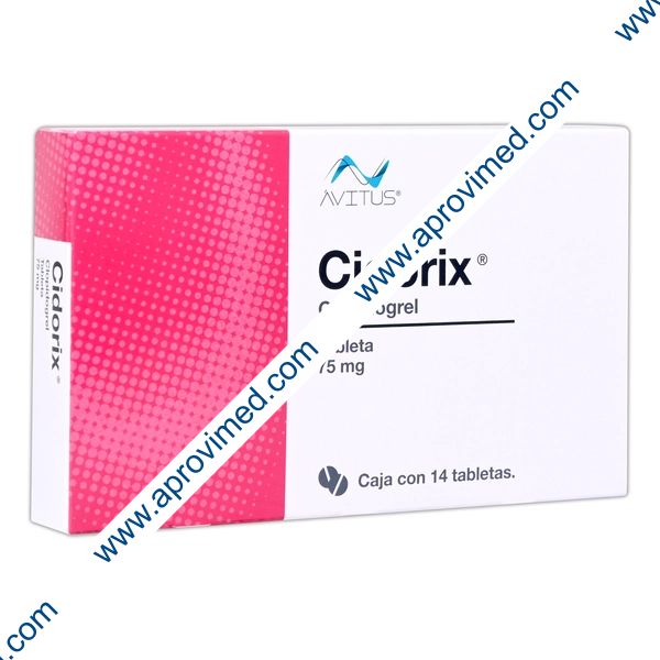 CIDORIX c/14 TABS. 75 MG.