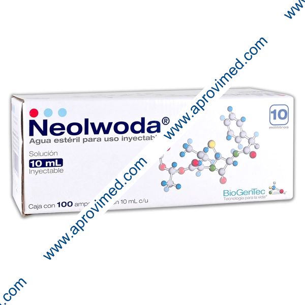 NEOLWODA Cja. c/100 AMPTAS. Plástico 10 ML.