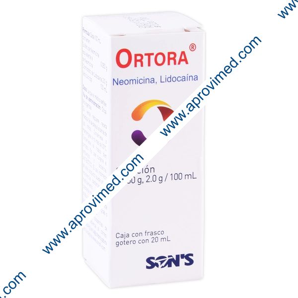 ORTORA SOL. ÓTICA Fco. Gotero 20 ML. 0.350-2.0 G/100 ML.