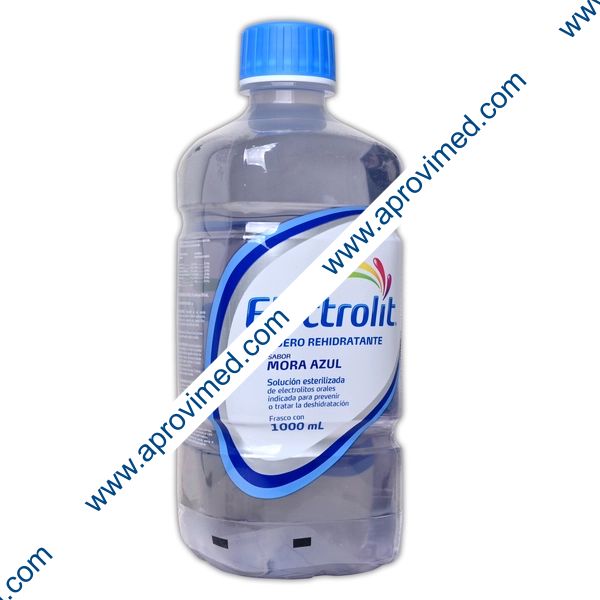 ELECTROLIT Electrolitos Orales SOL. SAB. MORA AZUL 1000 ML.