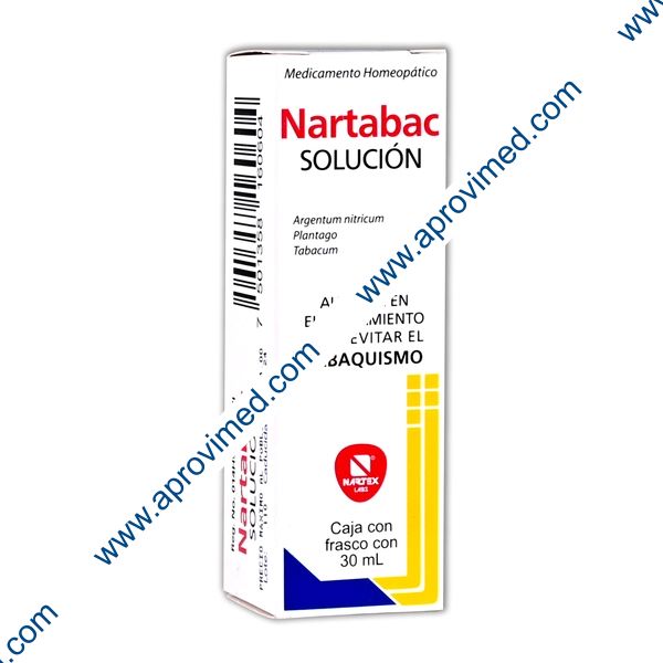 NARTABAC SOLUCIÓN Fco 30 ML. 3D-1D-3D/100 ML.