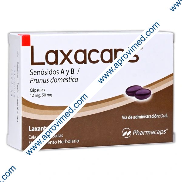 LAXACAPS c/30 CAPS. 12/50 MG.