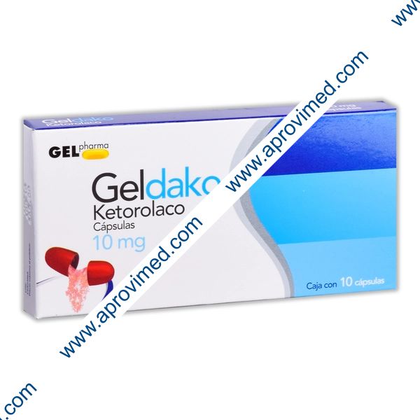 GELDAKO c/10 CAPS. 10 MG.
