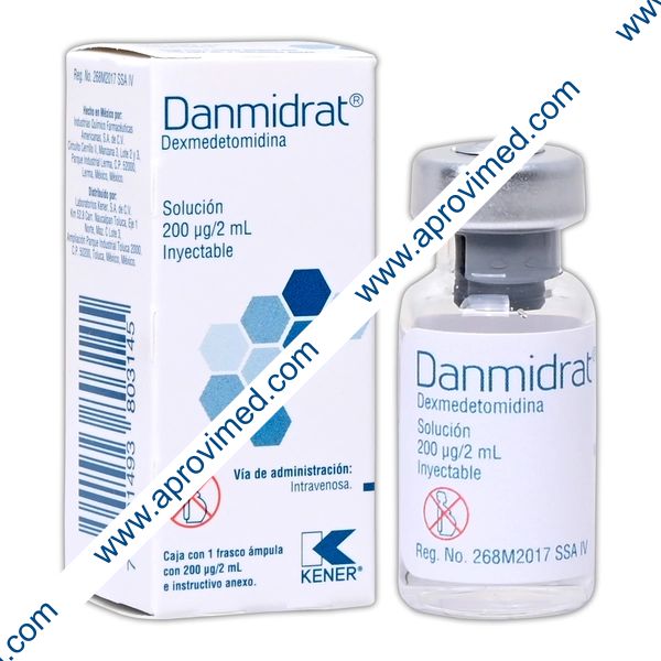 DANMIDRAT Sol. Iny. c/1 FCO. AMP. 200 MCG/2 ML.