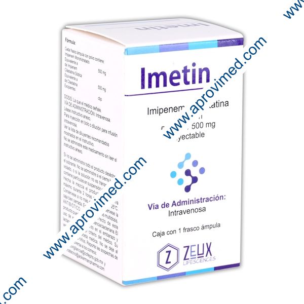 IMETIN Sol. Iny. c/1 FCO. AMP. 500/500 MG.