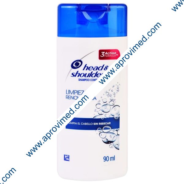HEAD&SHOULDERS Limpieza Renovadora SHAMPOO Fco.  90 ML.