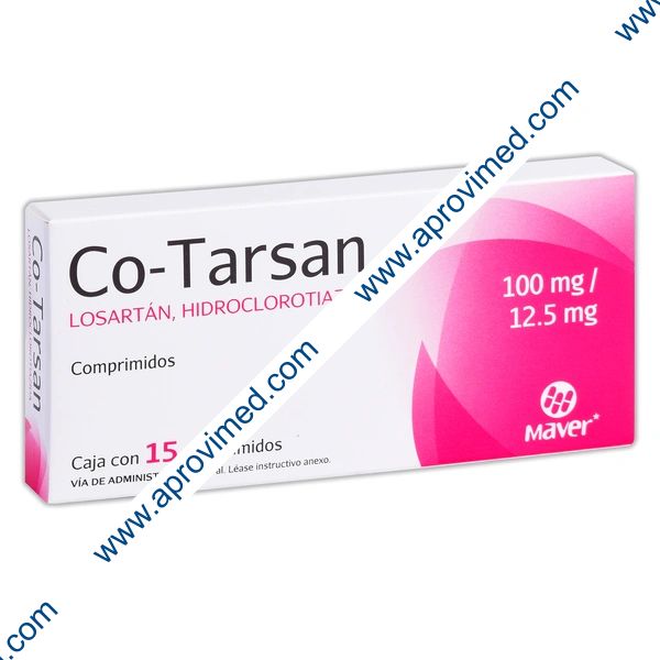 CO-TARSAN c/15 COMPS. 100/12.5 MG.
