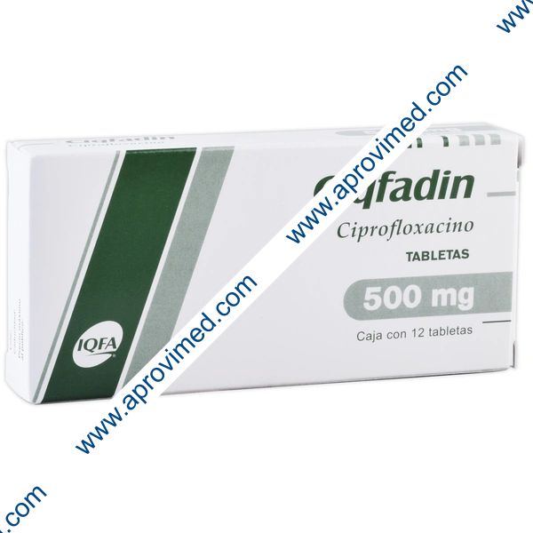 CIQFADIN c/12 TABS. 500 MG.