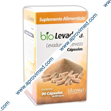 BIO-LEVADURA c/90 CAPS. 550 MG.