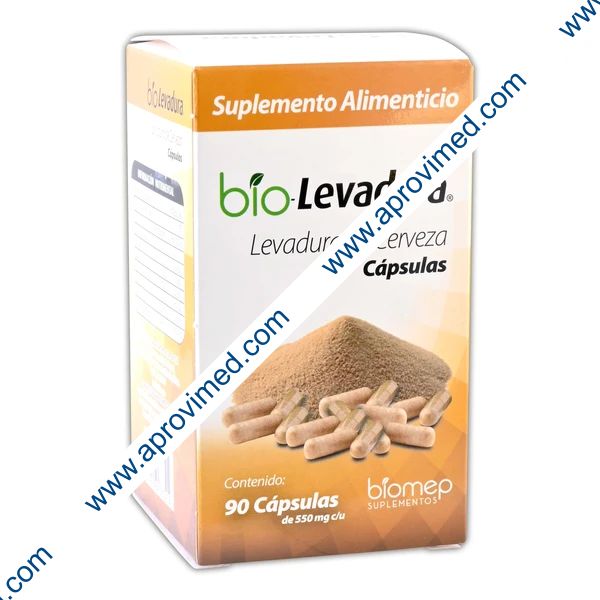 BIO-LEVADURA c/90 CAPS. 550 MG.