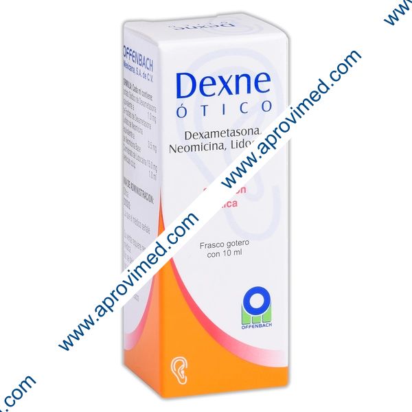 DEXNE ÓTICO SOL. Fco. Gotero 10 ML. 1.0-3.5-15.0 MG/1 ML.