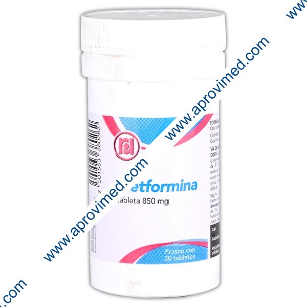 METFORMINA (Randall) c/30 TABS. 850 MG.
