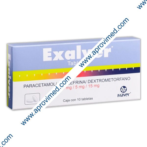 EXALVER (PFD) c/10 TABS. 500/5/15 MG.