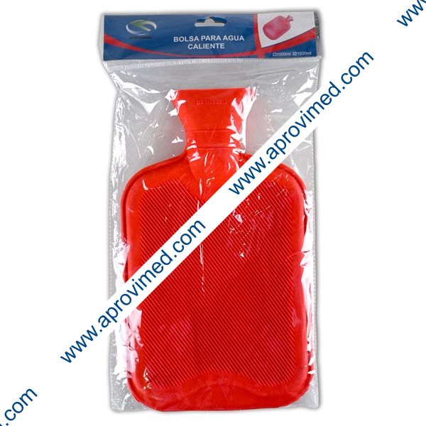 BOLSA DE HULE PARA AGUA CALIENTE (Super Confort) Cap. 1.5 LT. c/1 Pza.