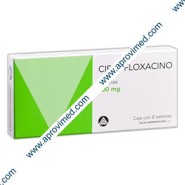 CIPROFLOXACINO (Medigen) c/8 TABS. 500 MG.