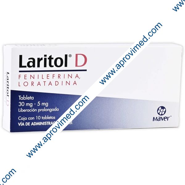 LARITOL-D c/10 TABS. L.P. 5/30 MG.