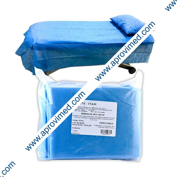 SABANA DESECHABLE (Esteritam) 1.20x1.80 Mts. Bolsa c/10 Pzs.