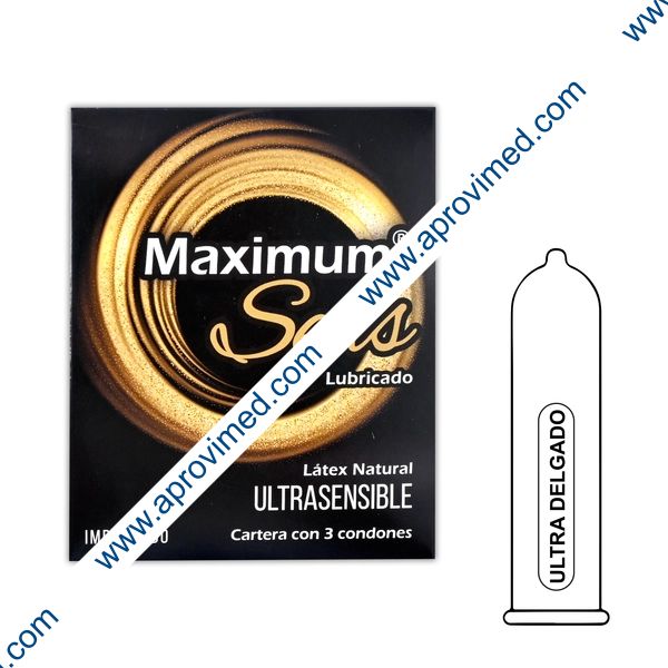 MAXIMUM SENS Ultrasensible Blister c/3 CONDONES