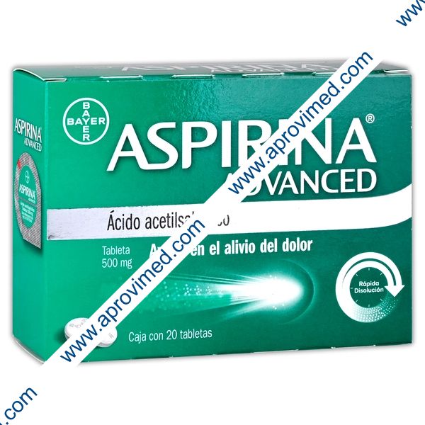 ASPIRINA ADVANCED c/20 TABS. 500 MG.