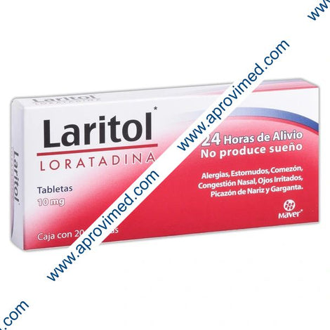 LARITOL c/20 TABS. 10 MG.