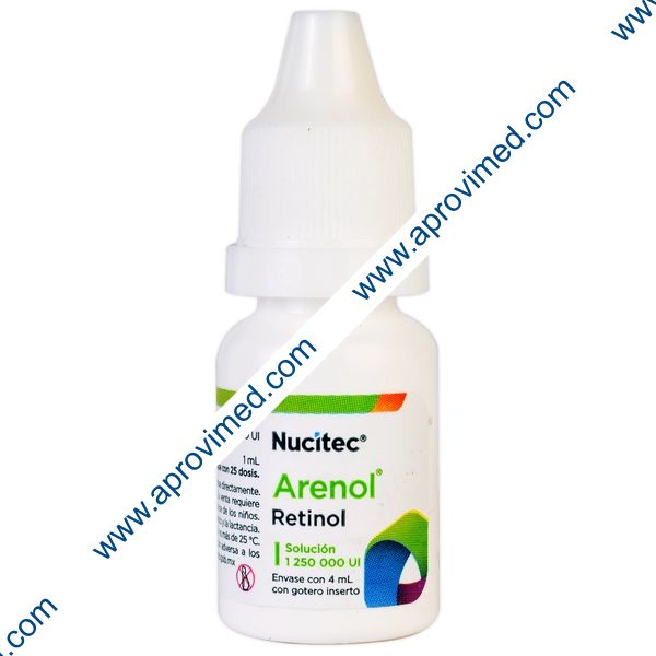 ARENOL SOL. Fco. Gotero 4 ML. 1´250,000 UI/1 ML.