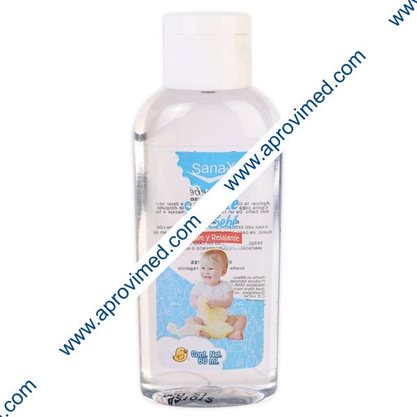 ACEITE PARA BEBÉ (Sanax) Fco. c/ 60 ml.