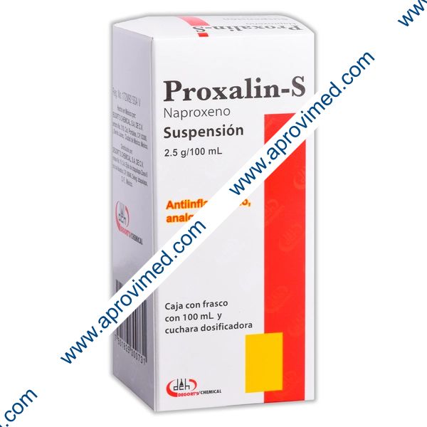 PROXALIN-S SUSP. Fco. 100 ML. 2.5 G/100 ML.