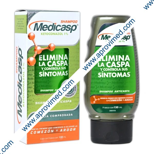 MEDICASP SHAMPOO 1% Fco. 130 ML.