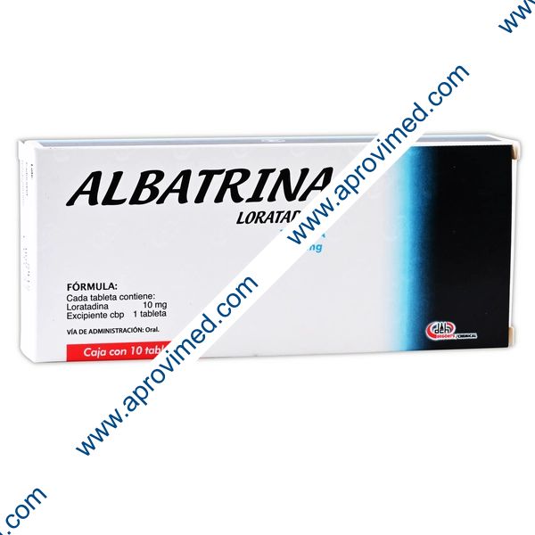 ALBATRINA c/10 TABS. 10 MG.