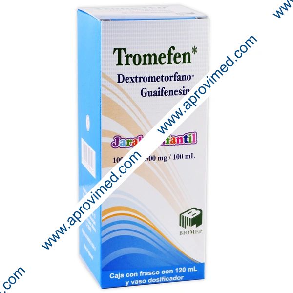 TROMEFEN JARABE Infantil Fco. 120 ML. 100-1500 MG/100 ML.